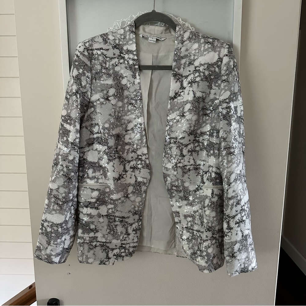 DIANE VON FURSTENBERG sequin blazer